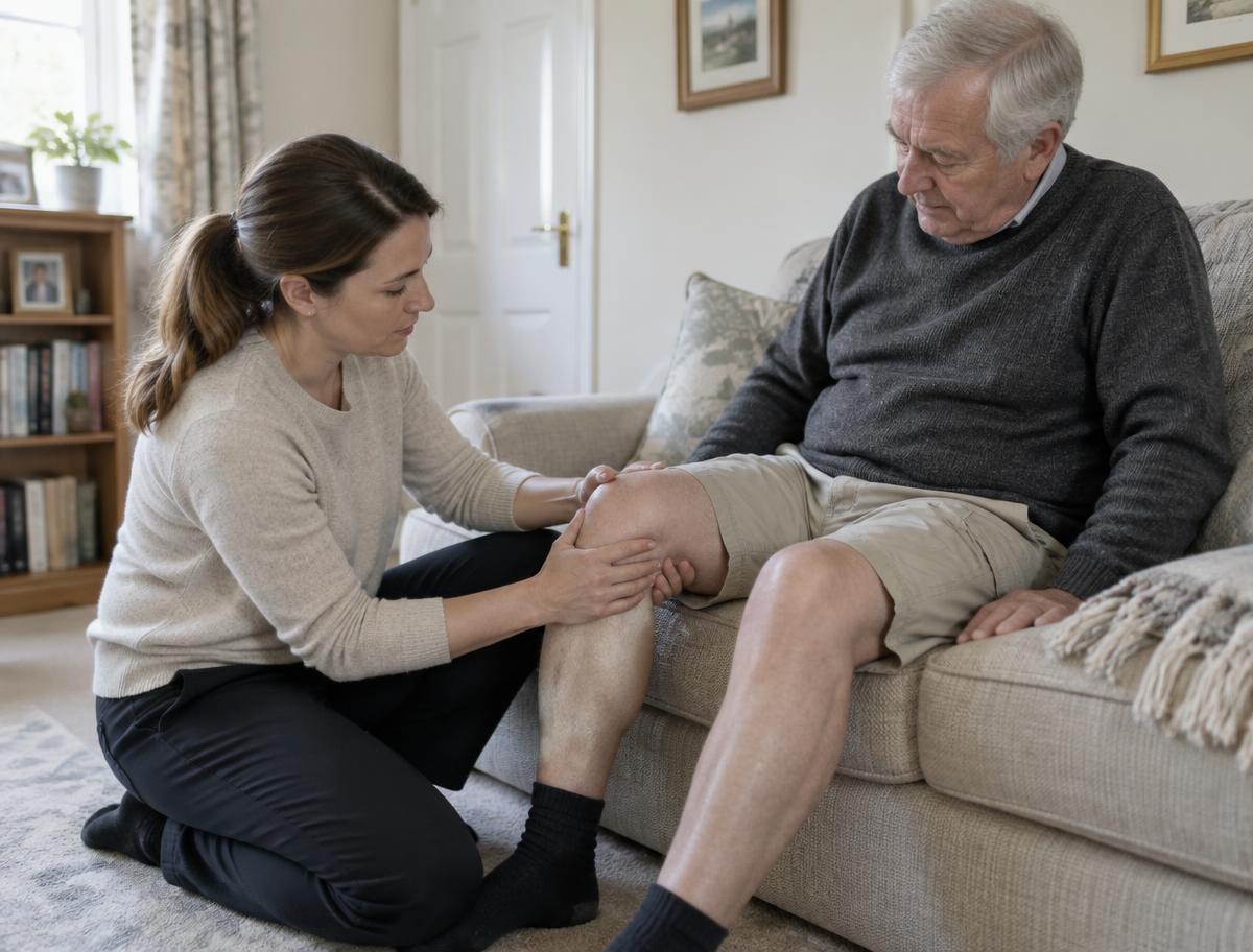 Home-based physiotherapy movement assessment in a British living room